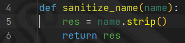 "welcome.py" tested file line numbers