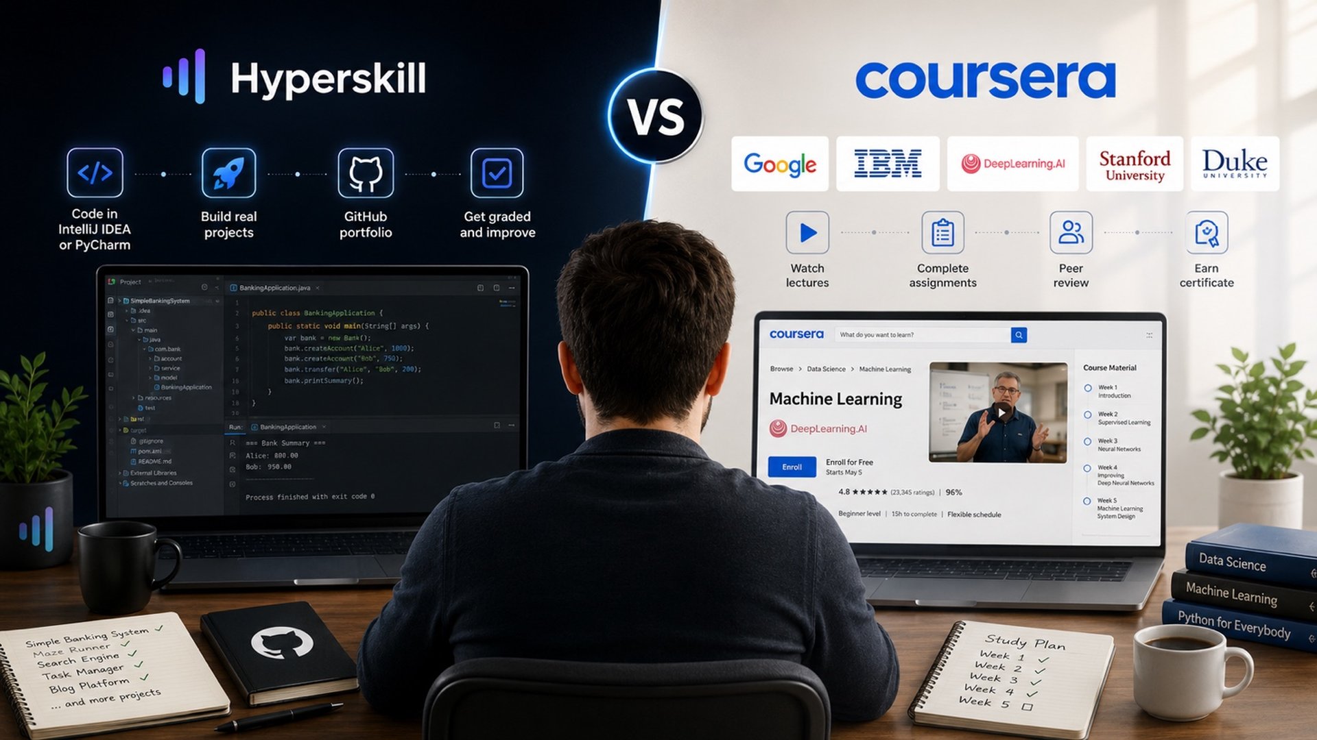Hyperskill vs Coursera: Which Is Better for Working Professionals in 2026