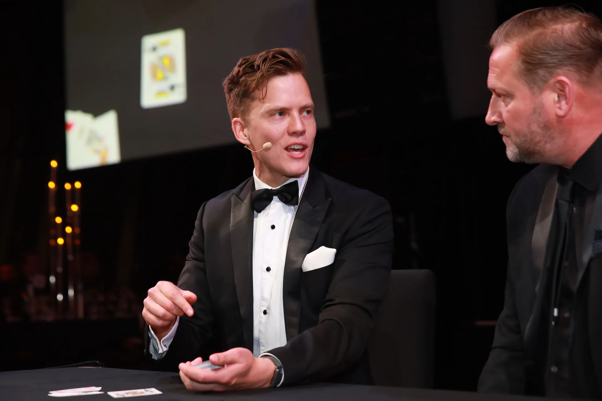 Magic Mike performing on stage