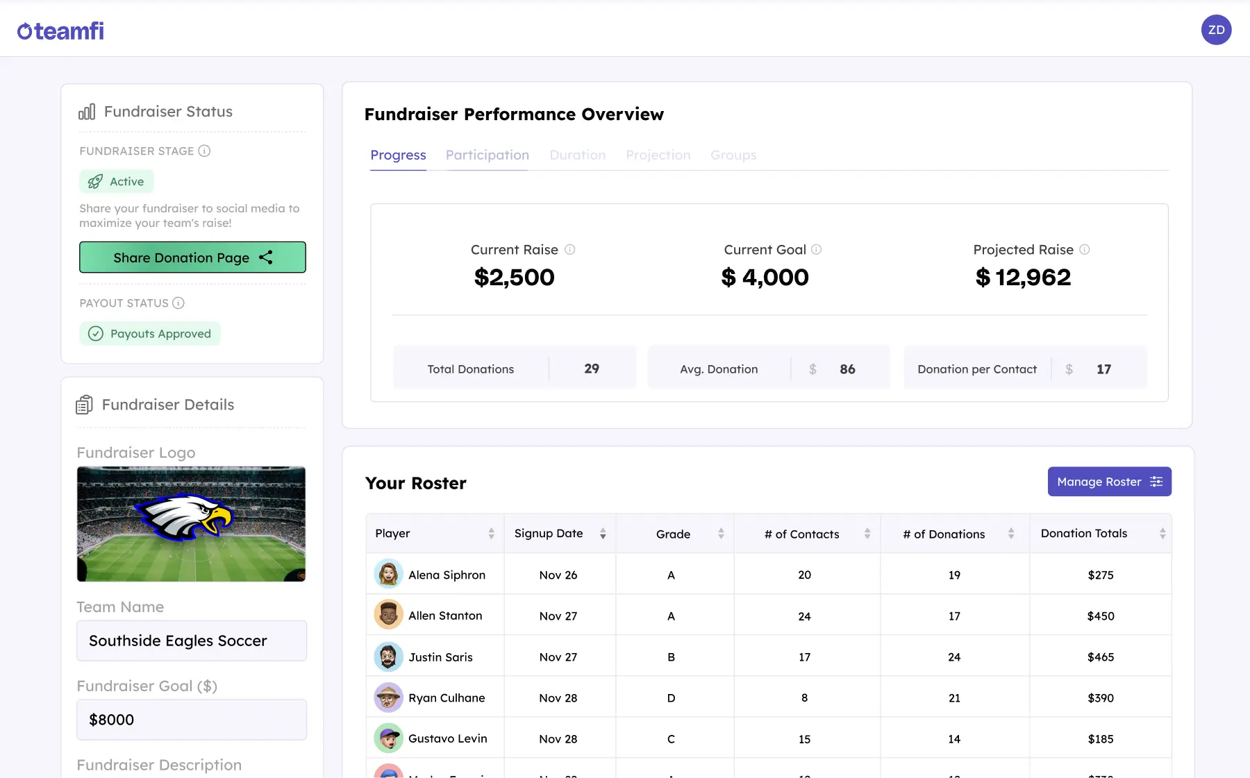 When it comes to soccer fundraising ideas, a crowdfunding campaign is one of the easiest.