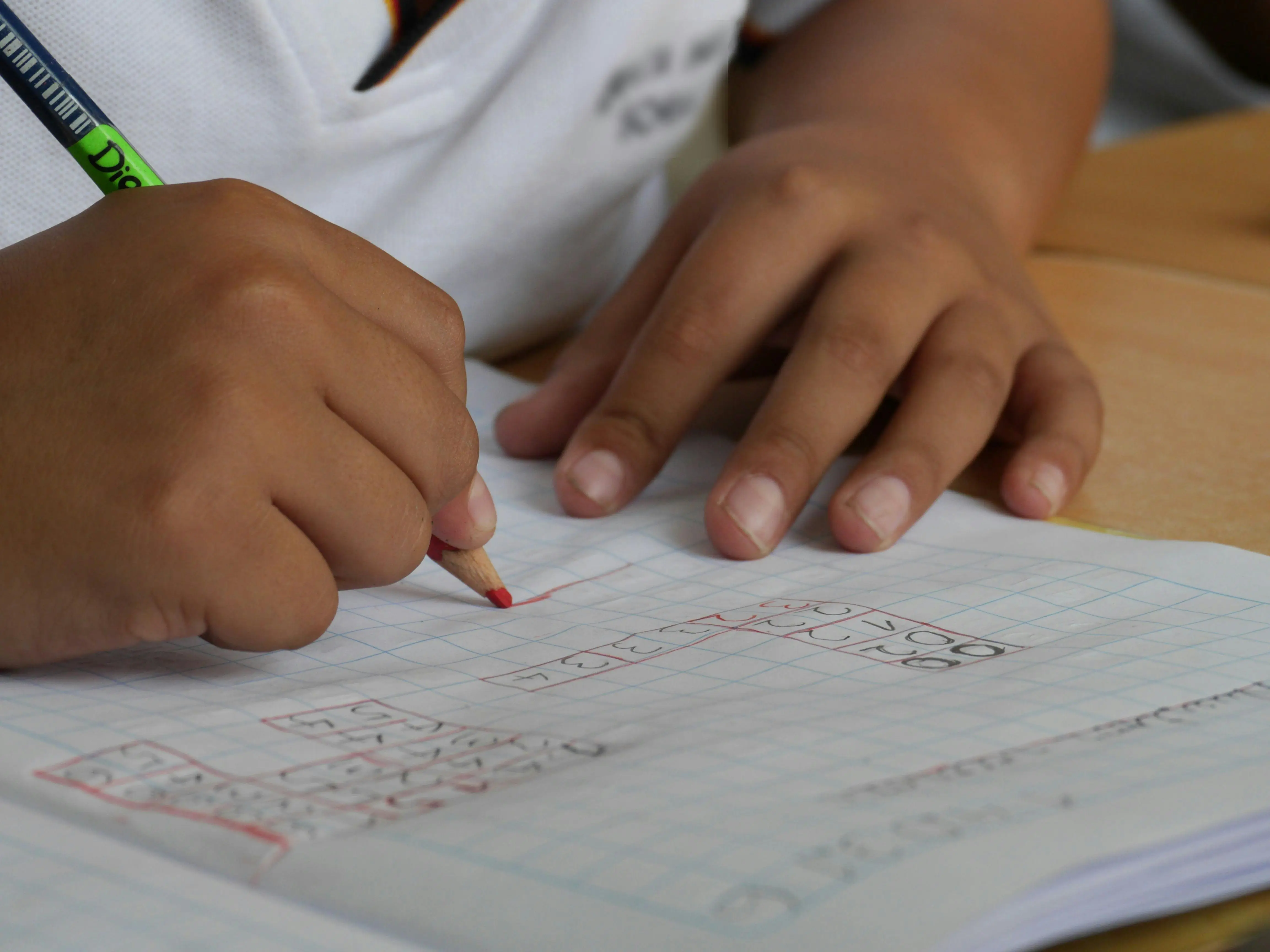 PTAs focus on fundraising to help kids learn, including doing math as seen here.