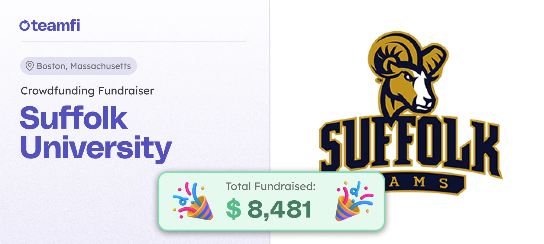 Suffolk Softball Crowdfunding Fundraiser - Division III Suffolk had a great fundraiser using crowdfunding, a highly rated softball fundraiser idea.