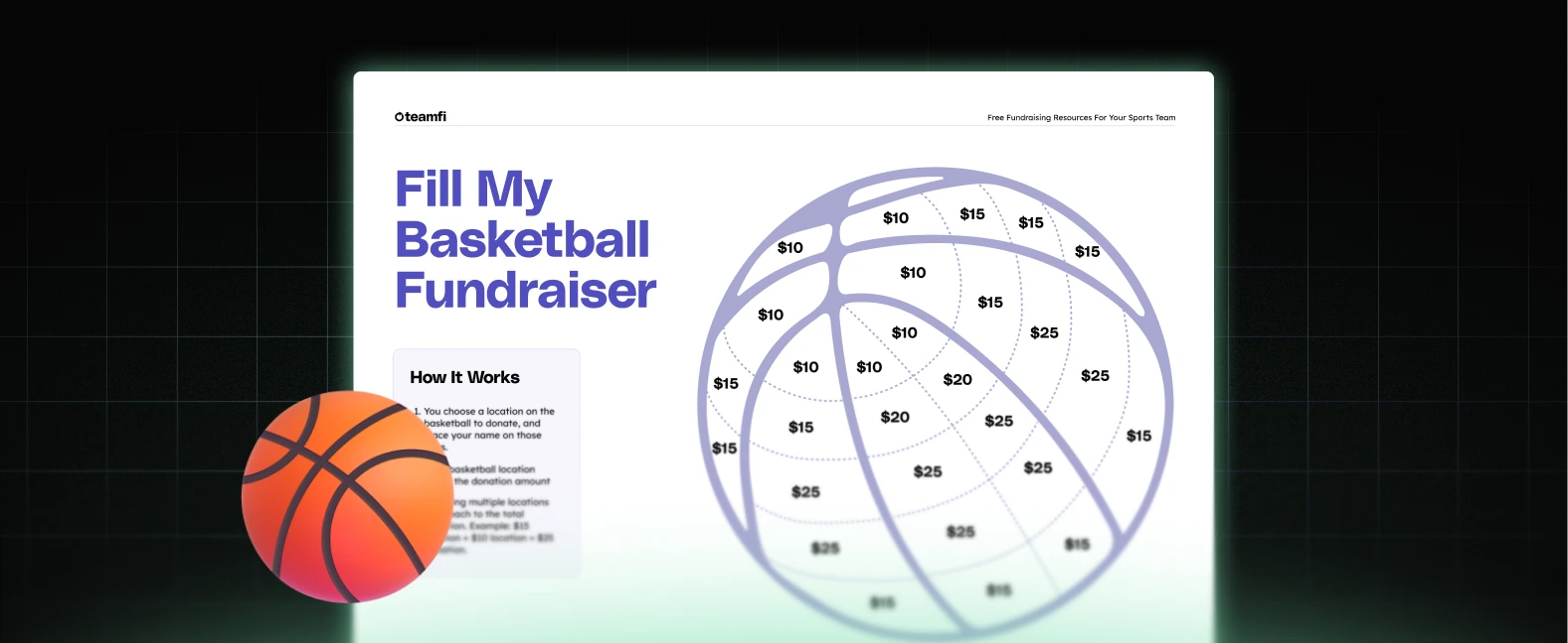 Free Fill My Basketball Fundraiser Template – Get Started Today – Teamfi Blog: sports fundraising content, guides, freebies, and case studies.