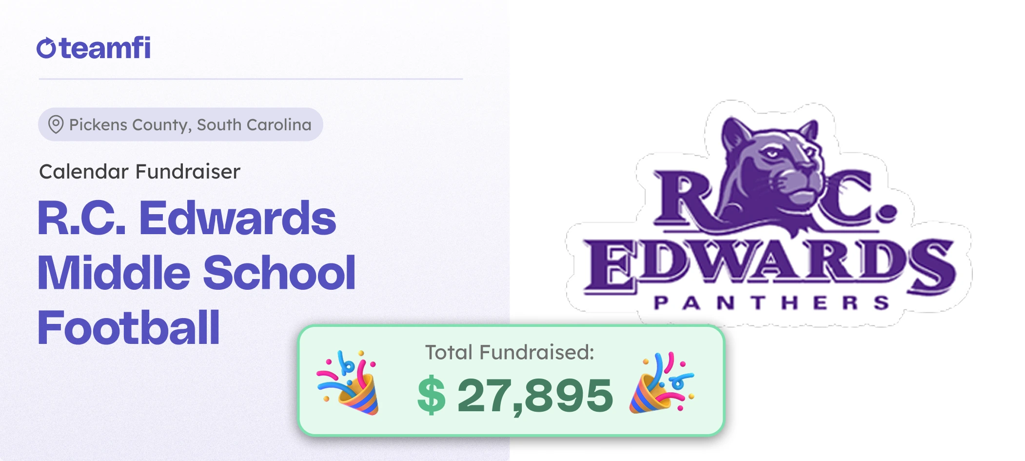 Hurricane relief fundraiser success: RC Edwards MS Football rebounded fast after Hurricane Helene’s devastation in South Carolina.