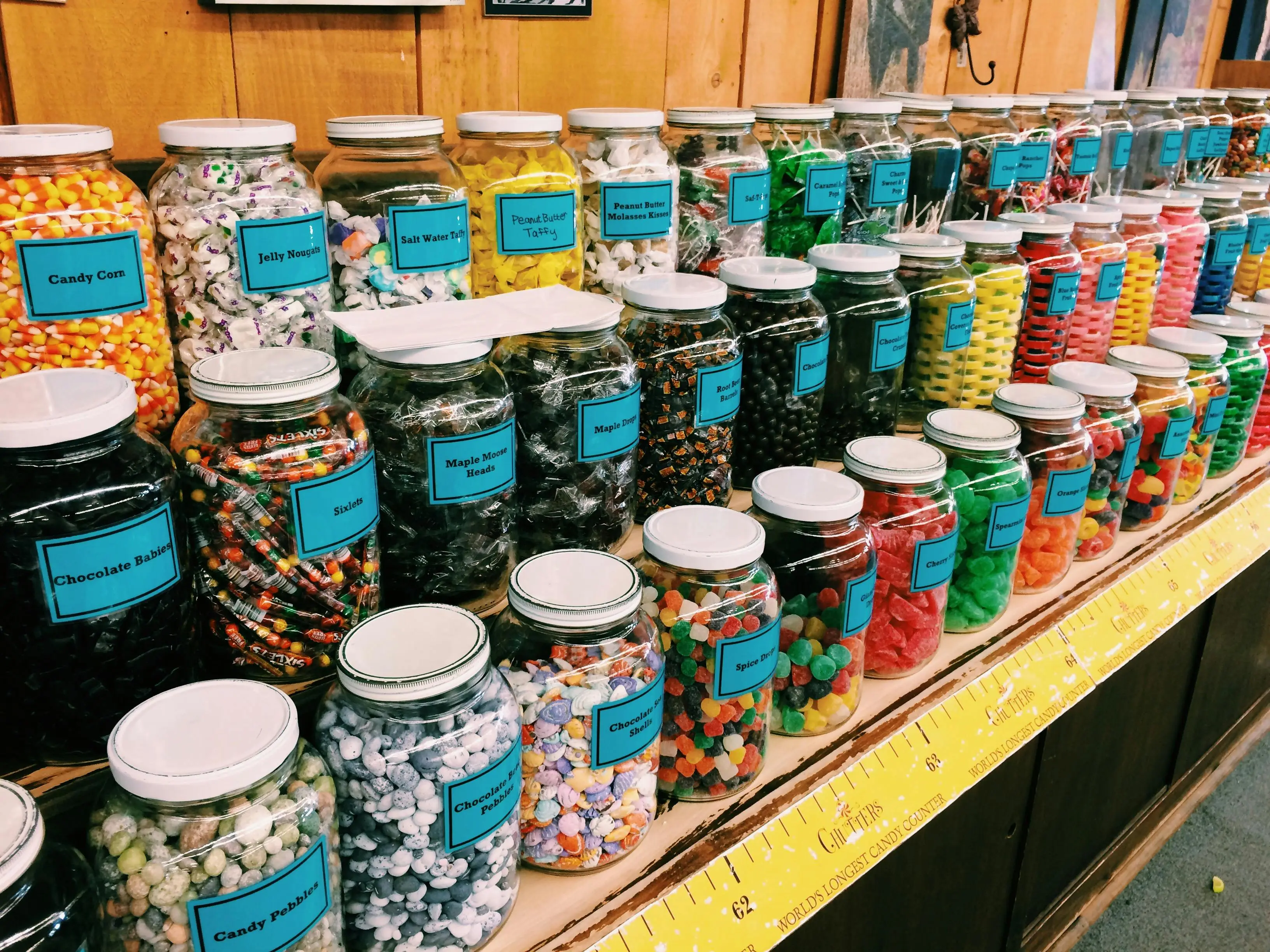 Gymnastics team fundraising ideas can be colorful, like a candy fundraiser.