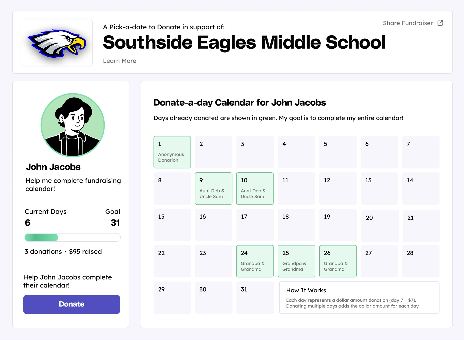 A Teamfi calendar fundraiser is one of the many ways schools fundraise online today.