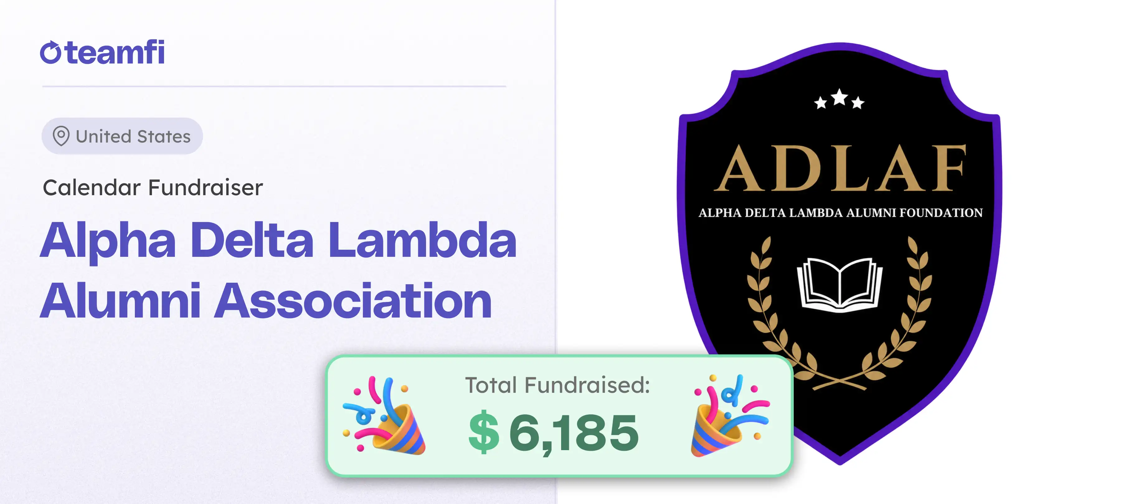 The Alpha Delta Lambda Fraternity Raised over $6K using a 31-day calendar!