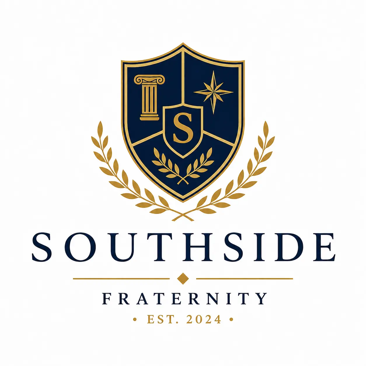 Southside fraternity fundraiser logo.