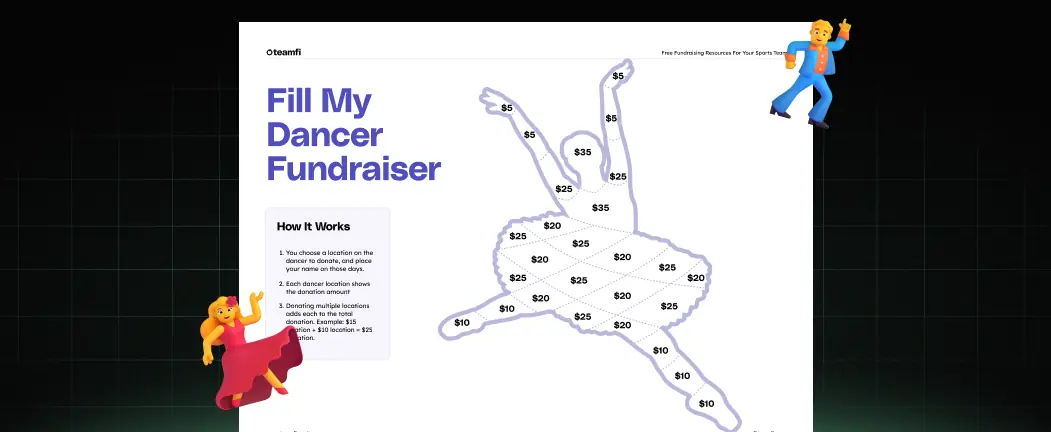 Fill My Dancer - An Easy Fundraiser for Dance Programs and Parents – Teamfi Blog: sports fundraising content, guides, freebies, and case studies.