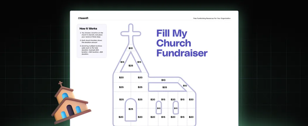 Fill My Church Fundraiser Template - Fundraise for Your Ministry Today - Teamfi Blog: sports fundraising content, guides, freebies, and case studies.