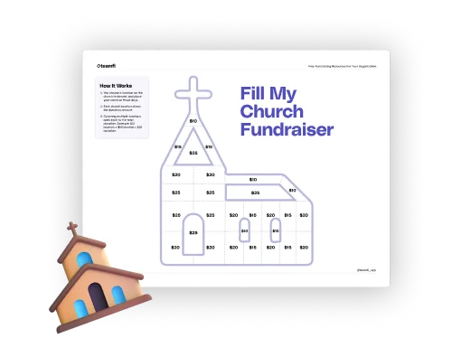Fill My Church Fundraiser Template - Fundraise for Your Ministry Today - Teamfi Blog: sports fundraising content, guides, freebies, and case studies.
