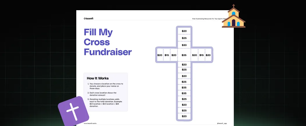 Fill My Cross Template - Free Fundraising for Churches – Teamfi Blog: sports fundraising content, guides, freebies, and case studies.