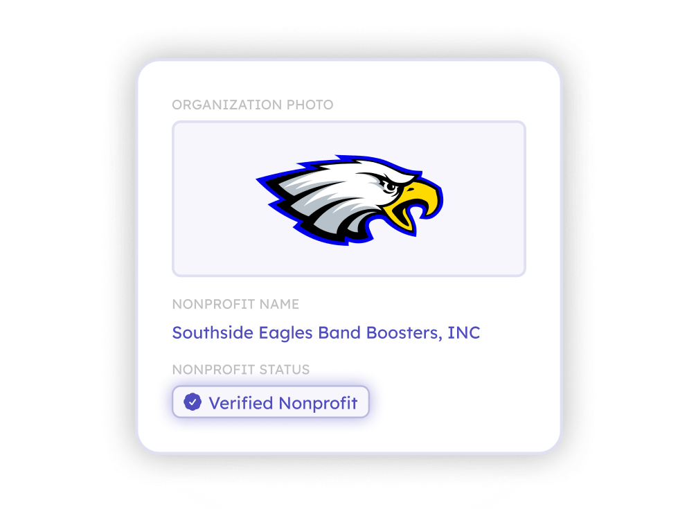 Teamfi nonprofit verifications fundraising feature