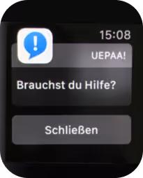 Uepaa auf Apple Watch