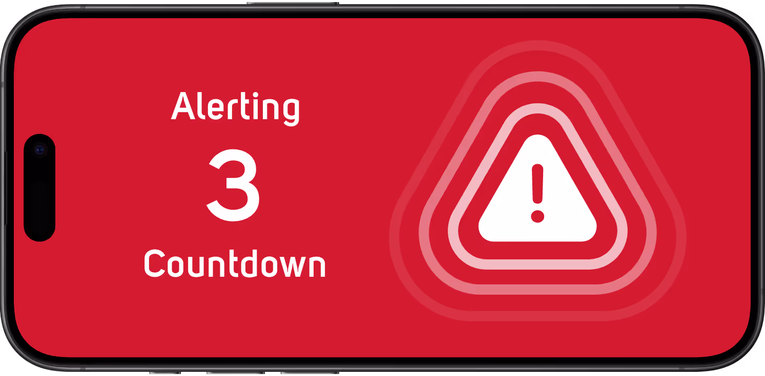 Uepaa Screenshot: Alert