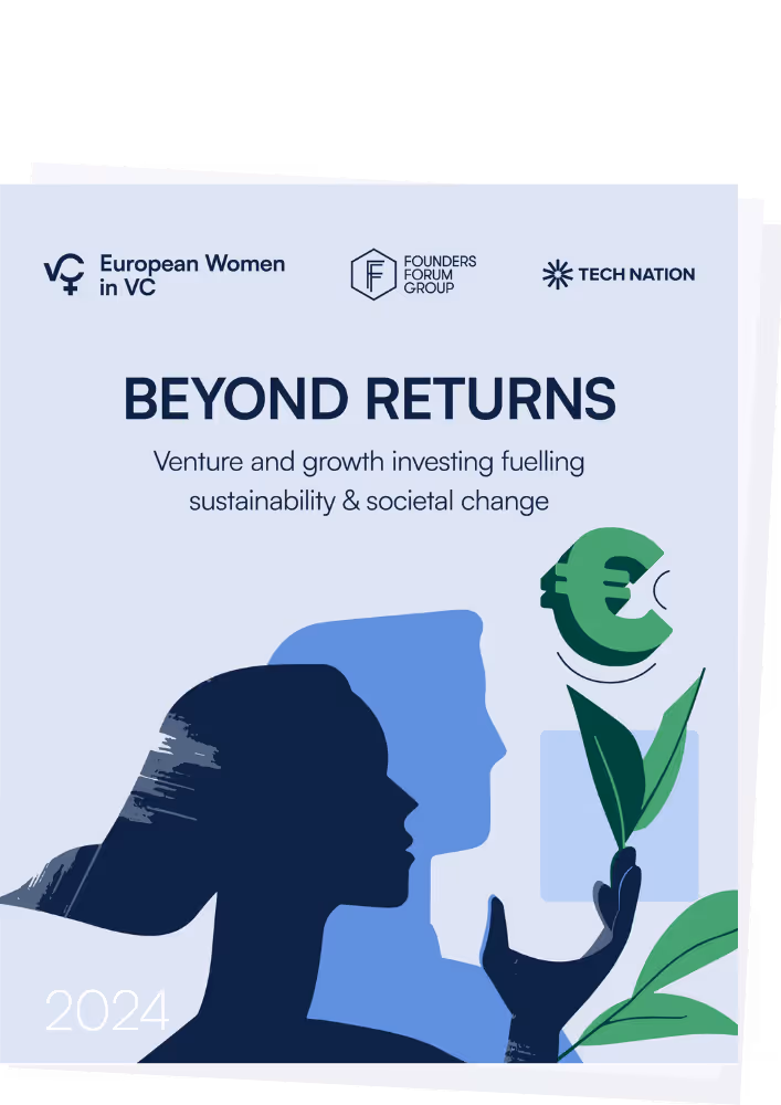 European women in vc report cover image