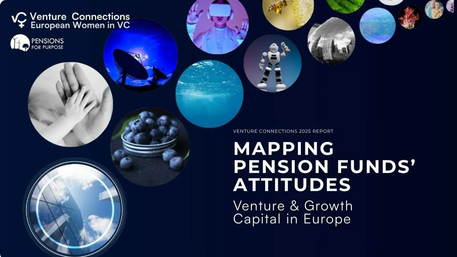 The cover of a brochure with images of people.