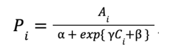 The Artzrouni and Komlos' state military power function.