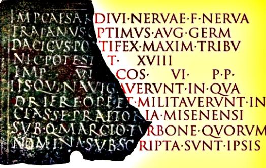 A Latin military text from Sardinia restored by Aeneas (Courtesy: Trevor Evans © The Conversation).