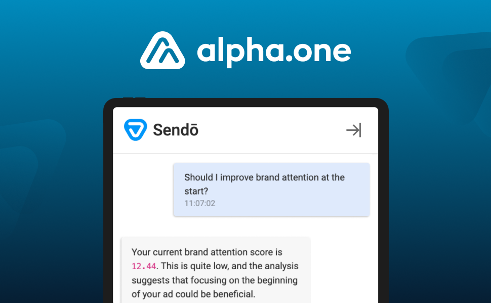 A visual representing a chat interface, where Sendo is asked a question.