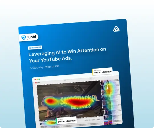Leveraging AI to win attention on your YouTube ads whitepaper from junbi.ai