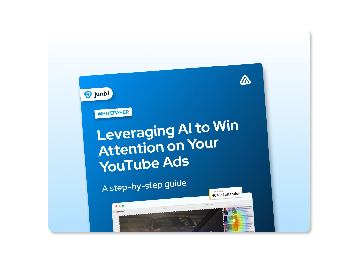 Leveraging AI to win attention on your YouTube ads whitepaper from junbi.ai