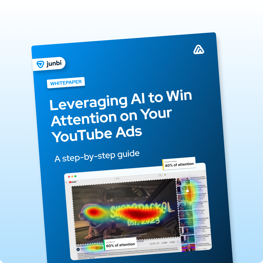 Leveraging AI to win attention on your YouTube ads whitepaper from junbi.ai