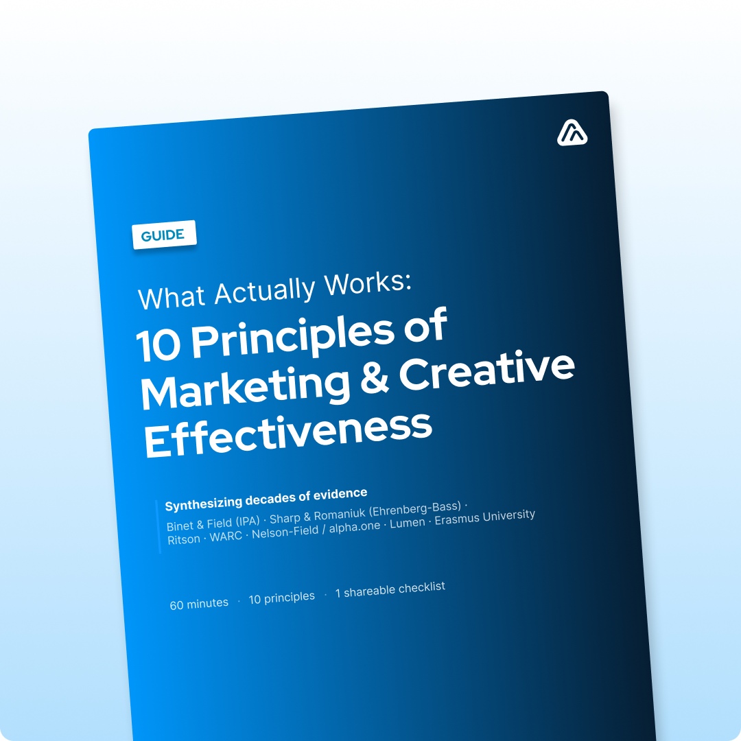 Get the full 10-principle framework, campaign checklist, and research breakdowns to take the guesswork out of your next campaign.