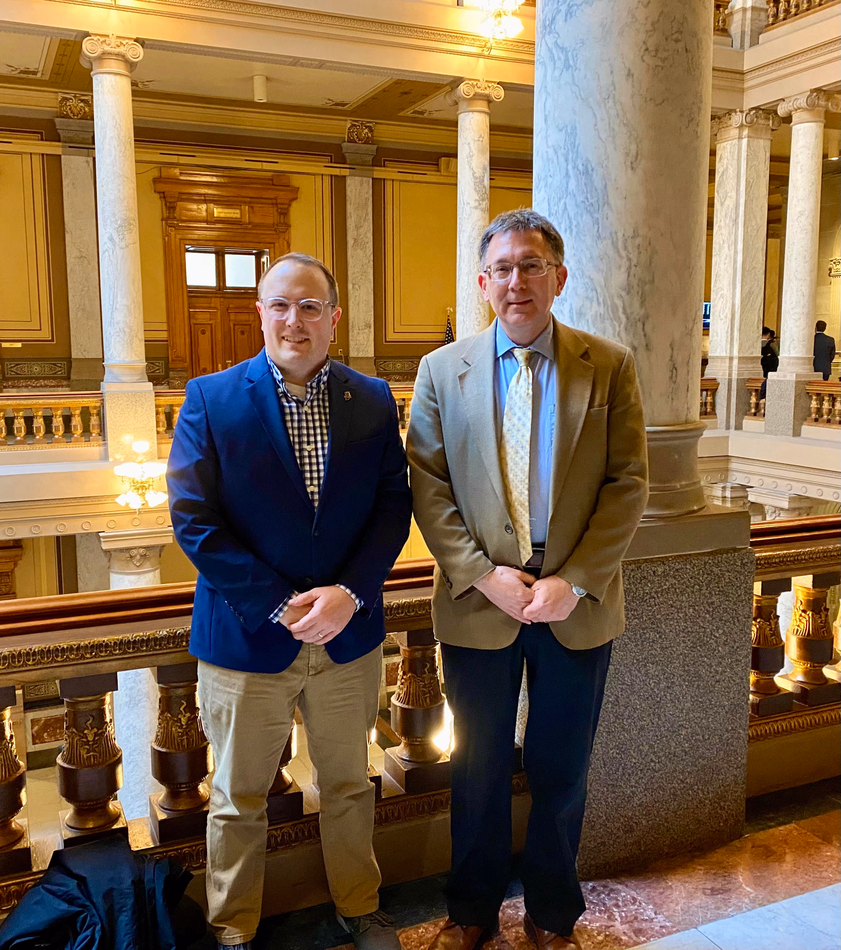 Spencer-Owen representatives attend ISBA State House Day