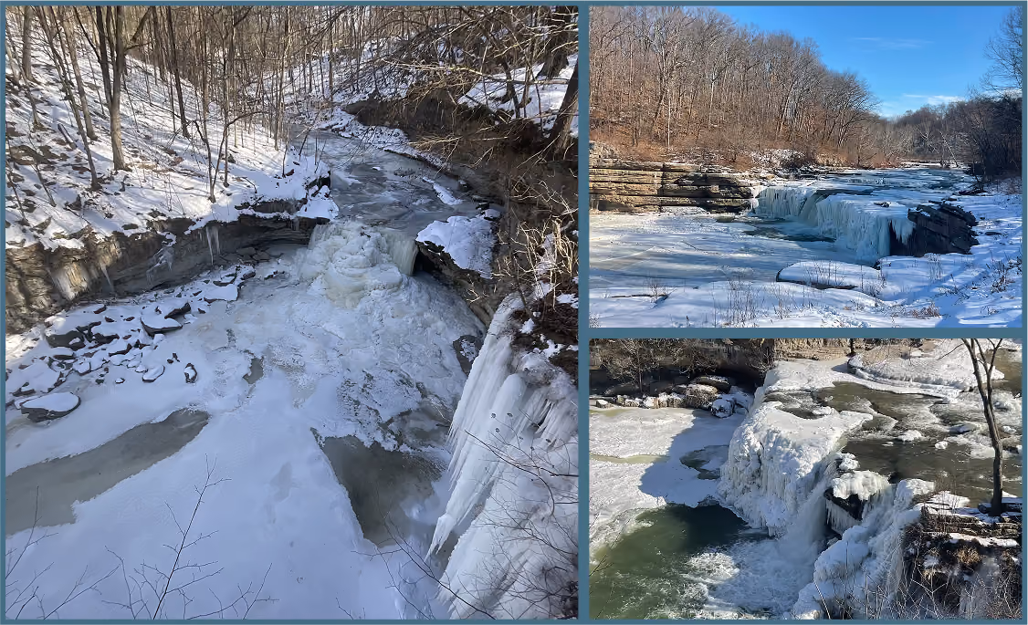 Ice Ice Baby: Frozen waterfalls a highlight of frigid January