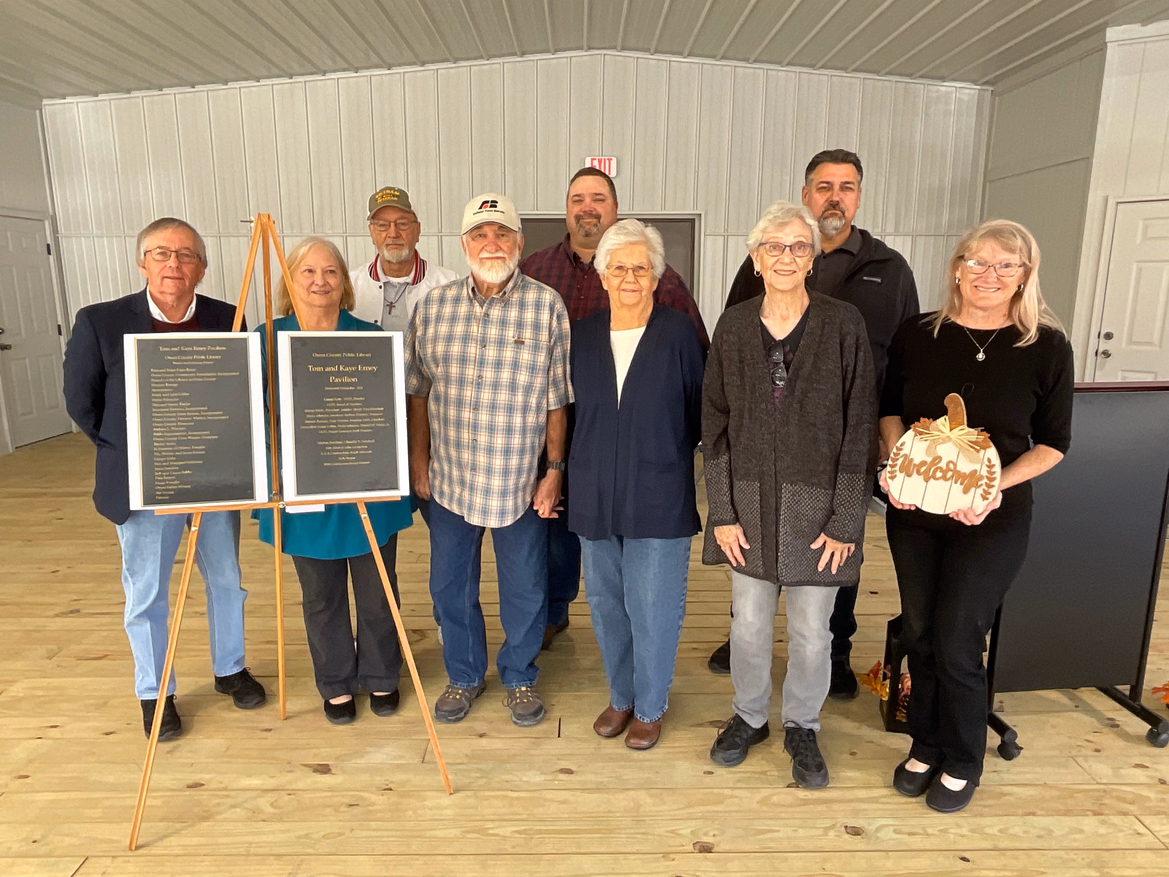 OCPL dedicates Tom and Kaye Erney Pavilion