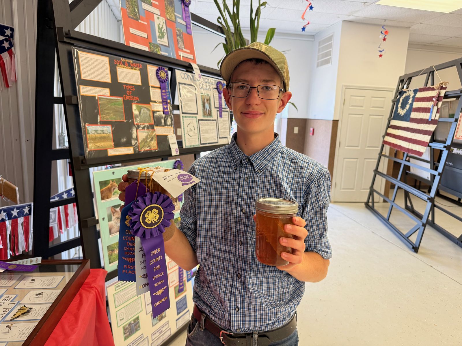 2026 Owen County Fair 4-H Exhibit Hall results, winners