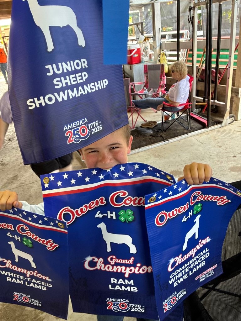 A proud Silas Hauser poses with his four awards. SUBMITTED PHOTO | FAMILY OF SILAS HAUSER
