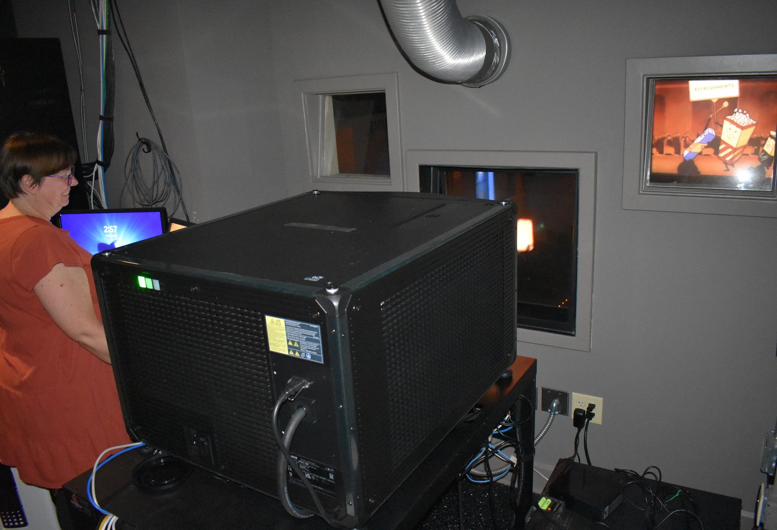 Community support brings state-of-the-art 4K projection to Historic Tivoli Theatre in Spencer