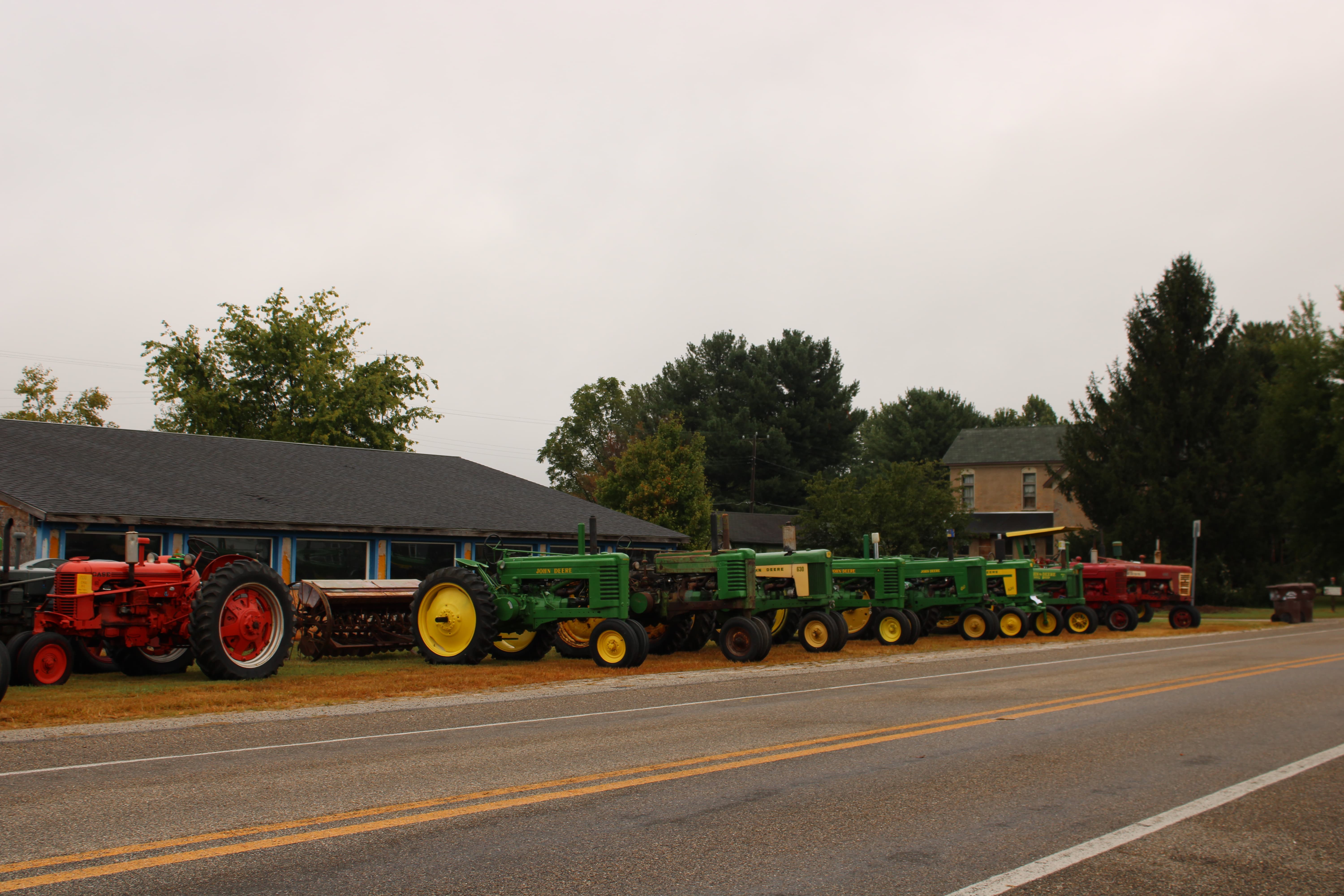 Antique display at the Coal City Old Grouch Festival. STAFF PHOTO | THE OWEN NEWS