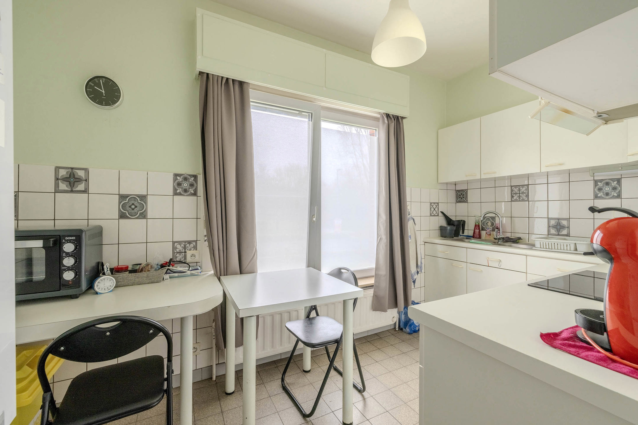 Gelijkvloers appartement met 1 slaapkamer en tuin!