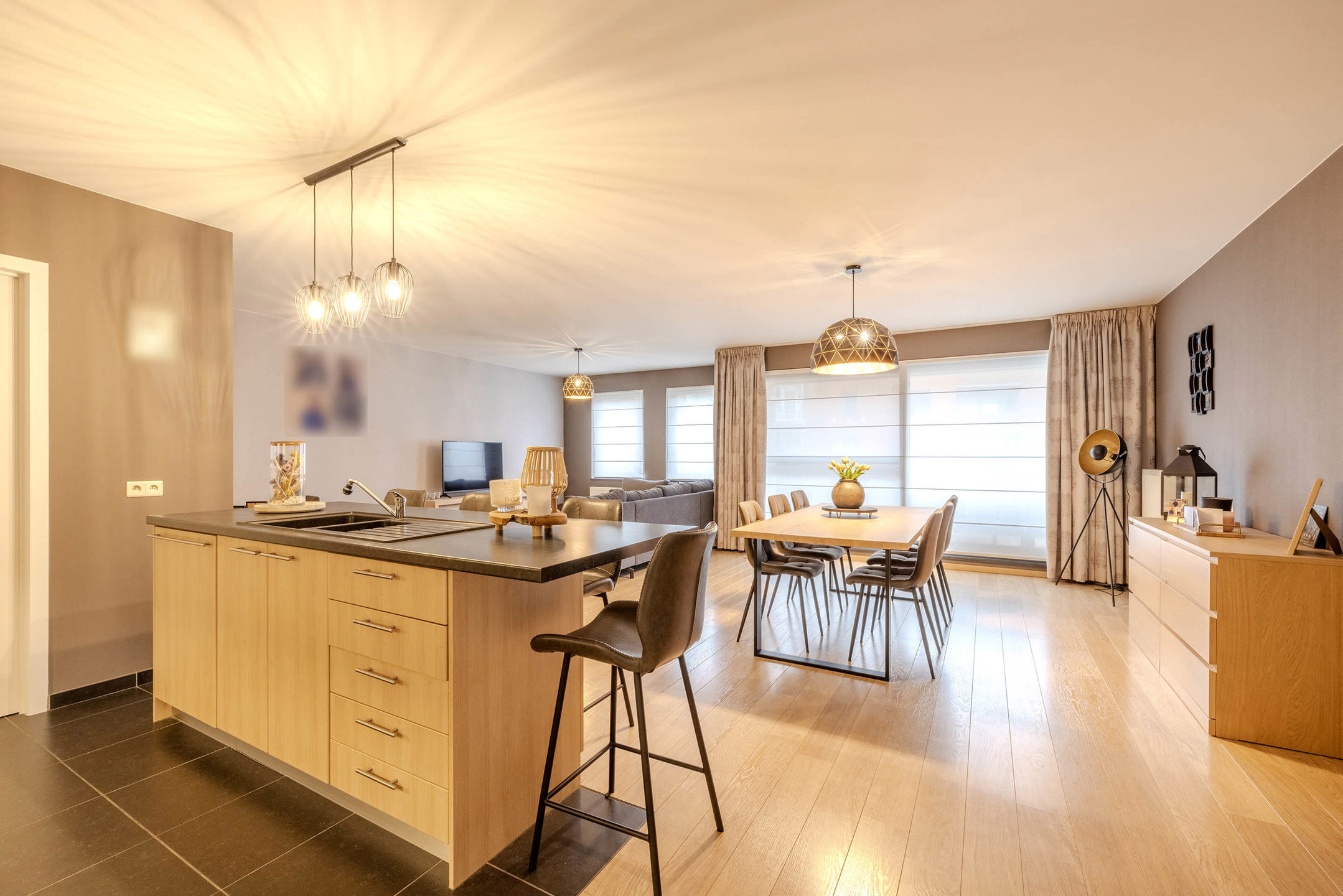 Instapklaar gelijkvloers appartement van 130 m² met twee slaapkamers!