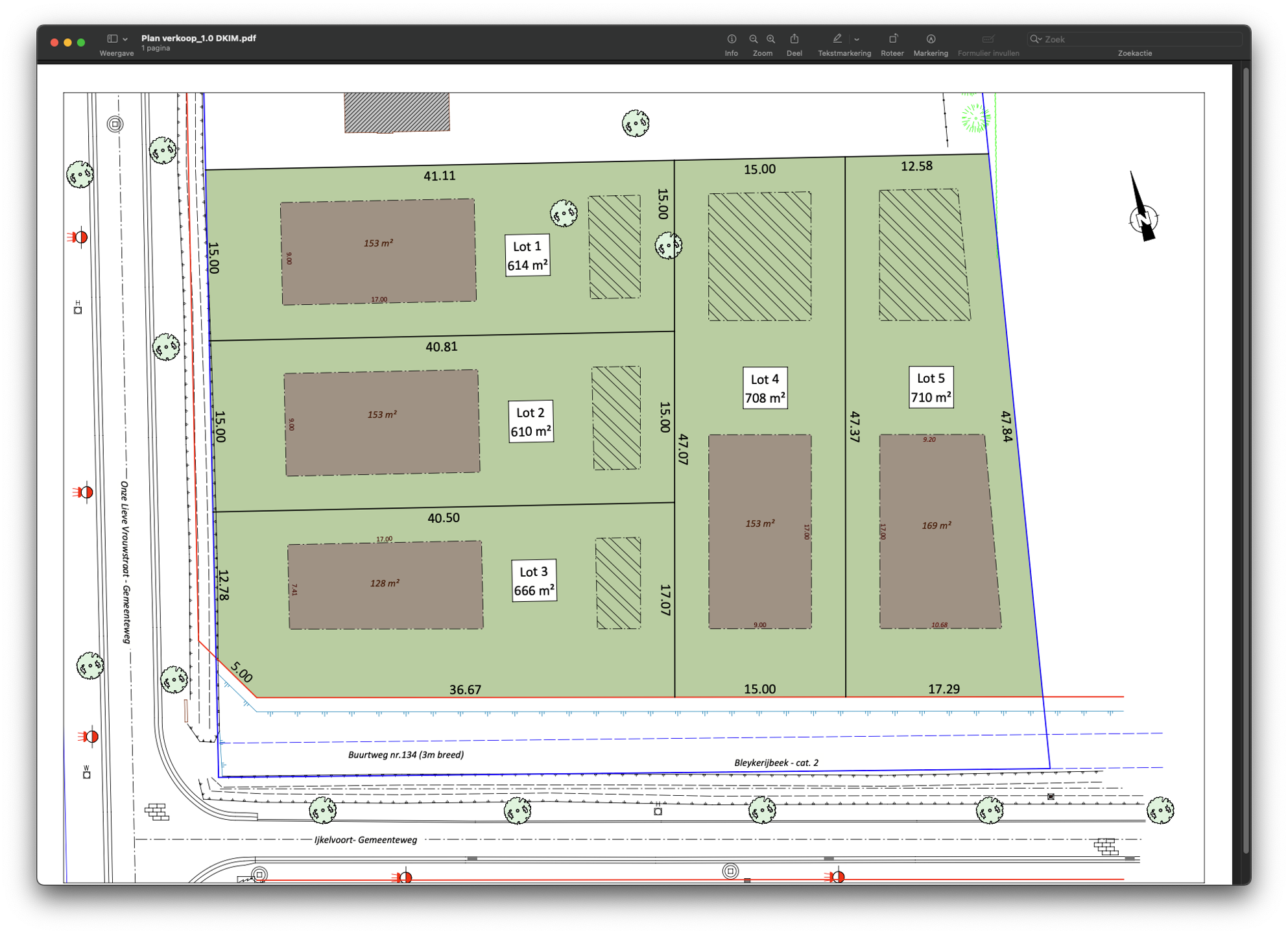 Bouwgrond op 610m² // LOT 2