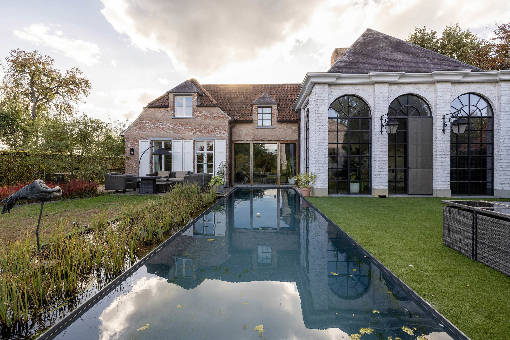 Landelijke nieuwbouwvilla (met optionele manege)