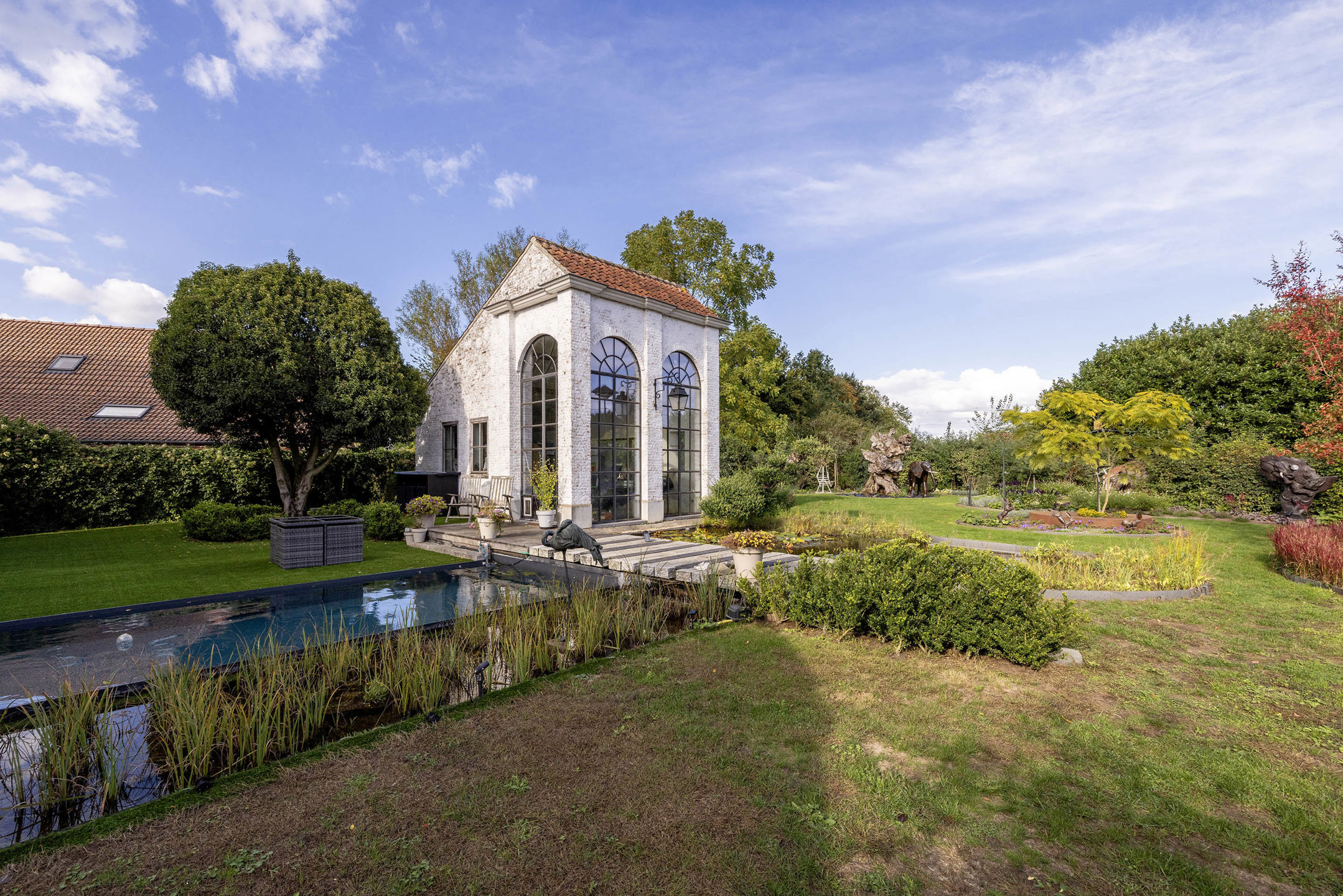 Landelijke nieuwbouwvilla (met optionele manege)