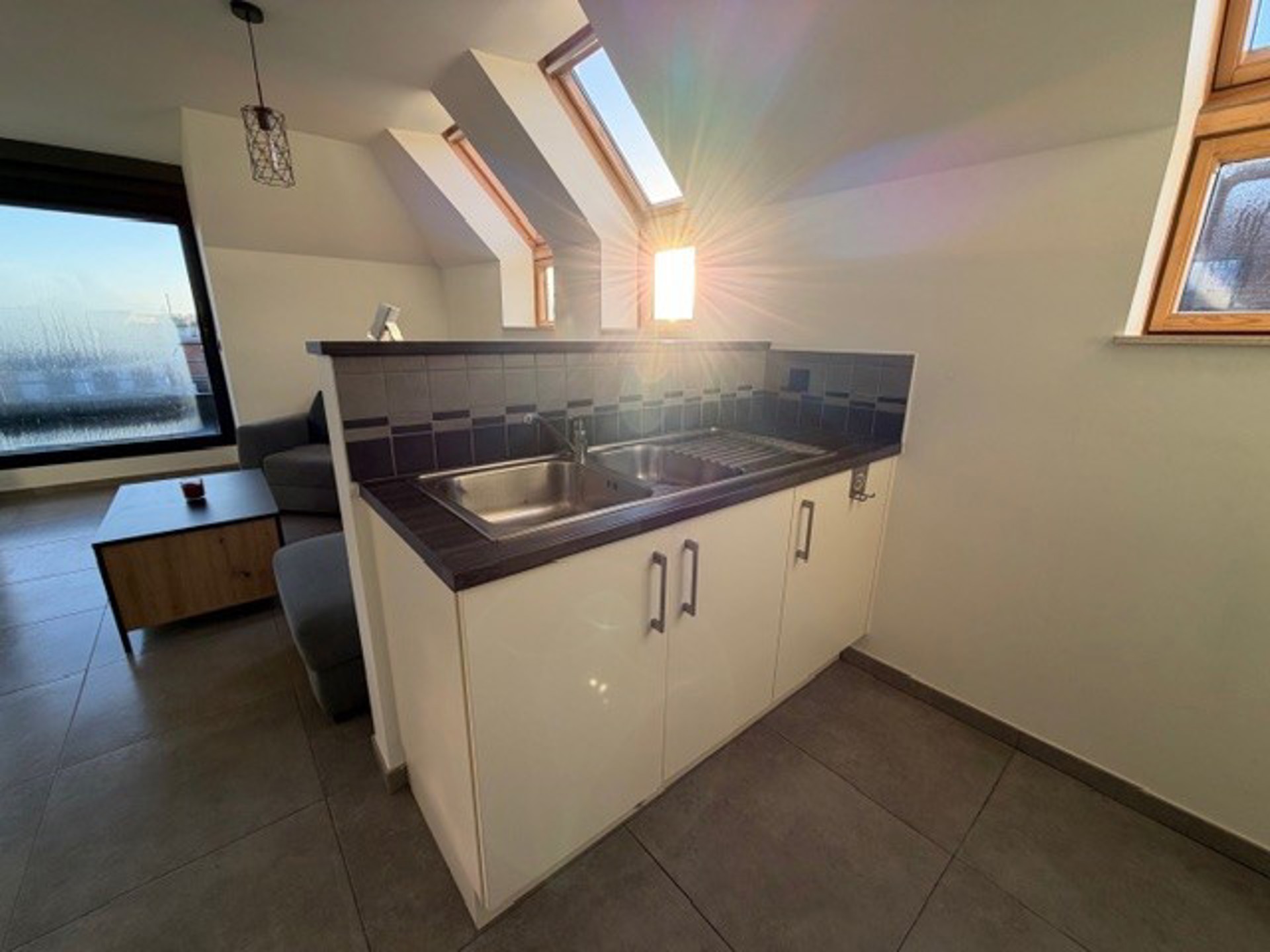 Dakappartement met 1 slaapkamer en terras in Oostmalle!