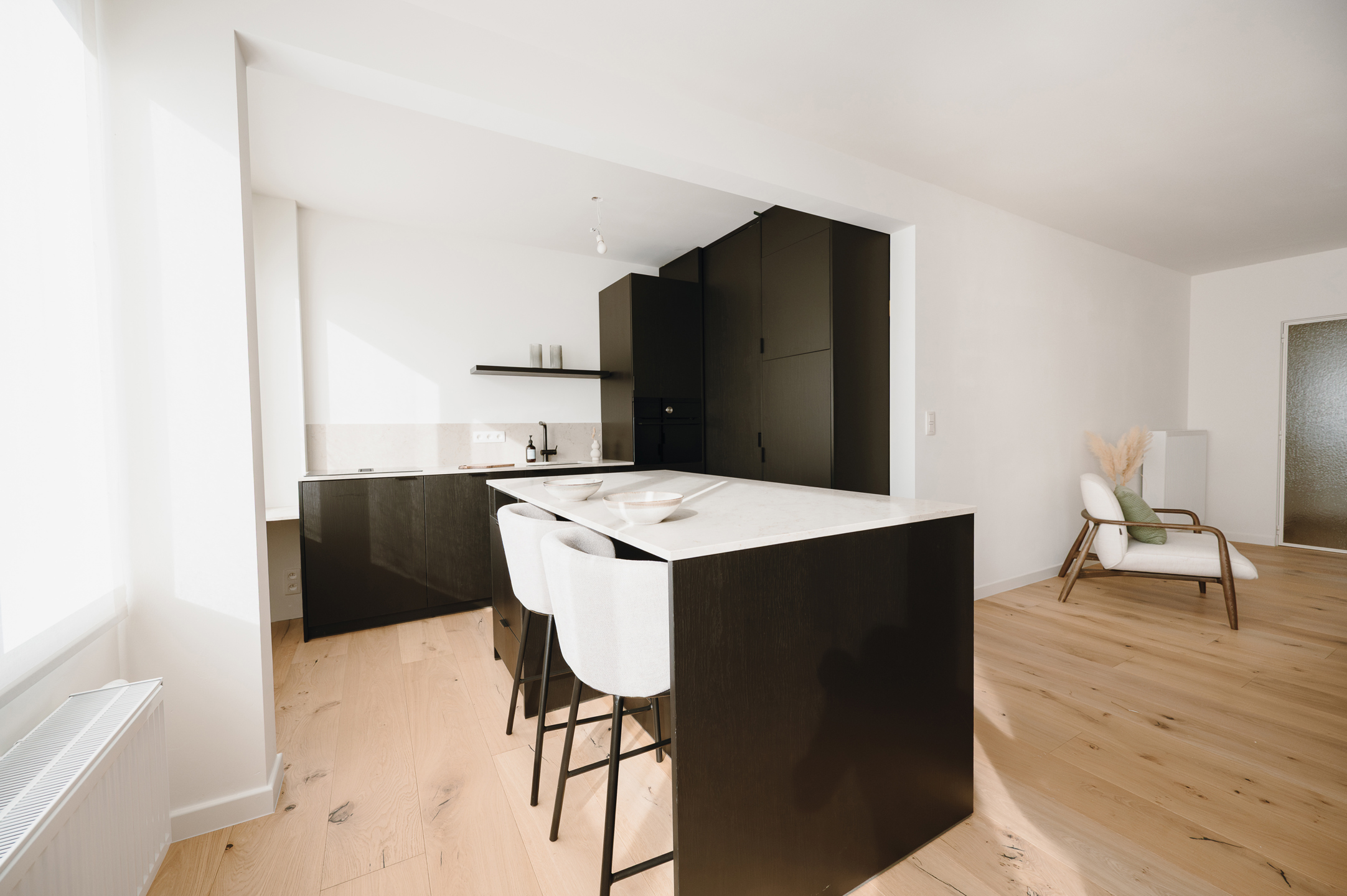 Stijlvol gerenoveerd appartement met 2 slaapkamers