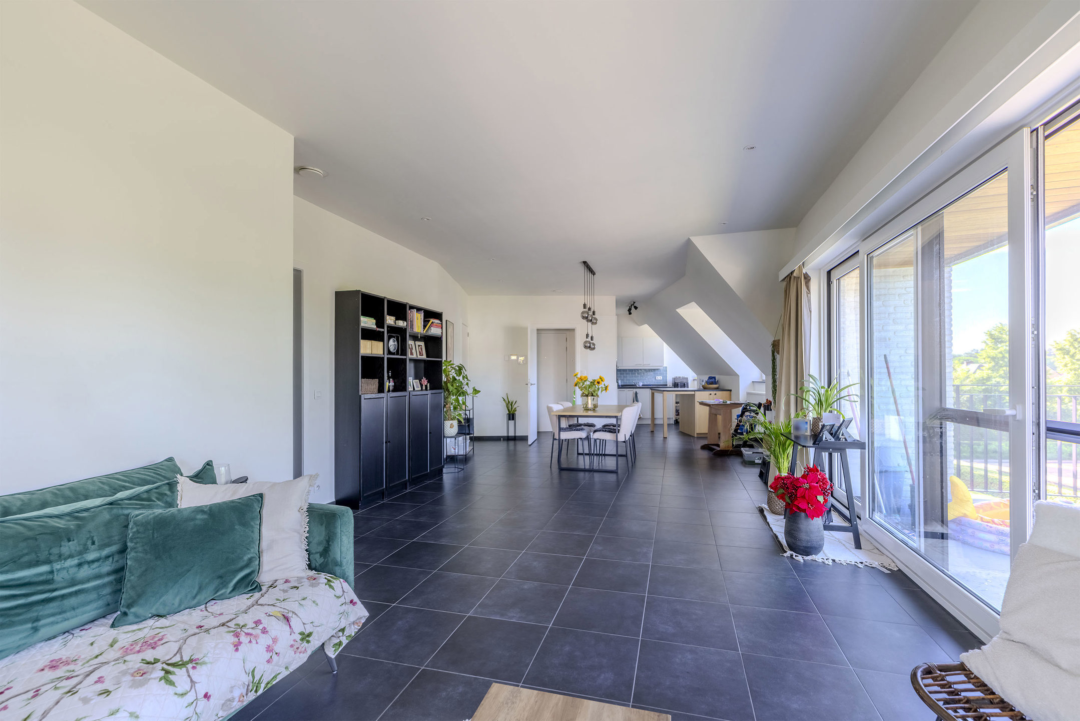 Penthouse met 3 slaapkamers - 2 terrassen en staanplaats