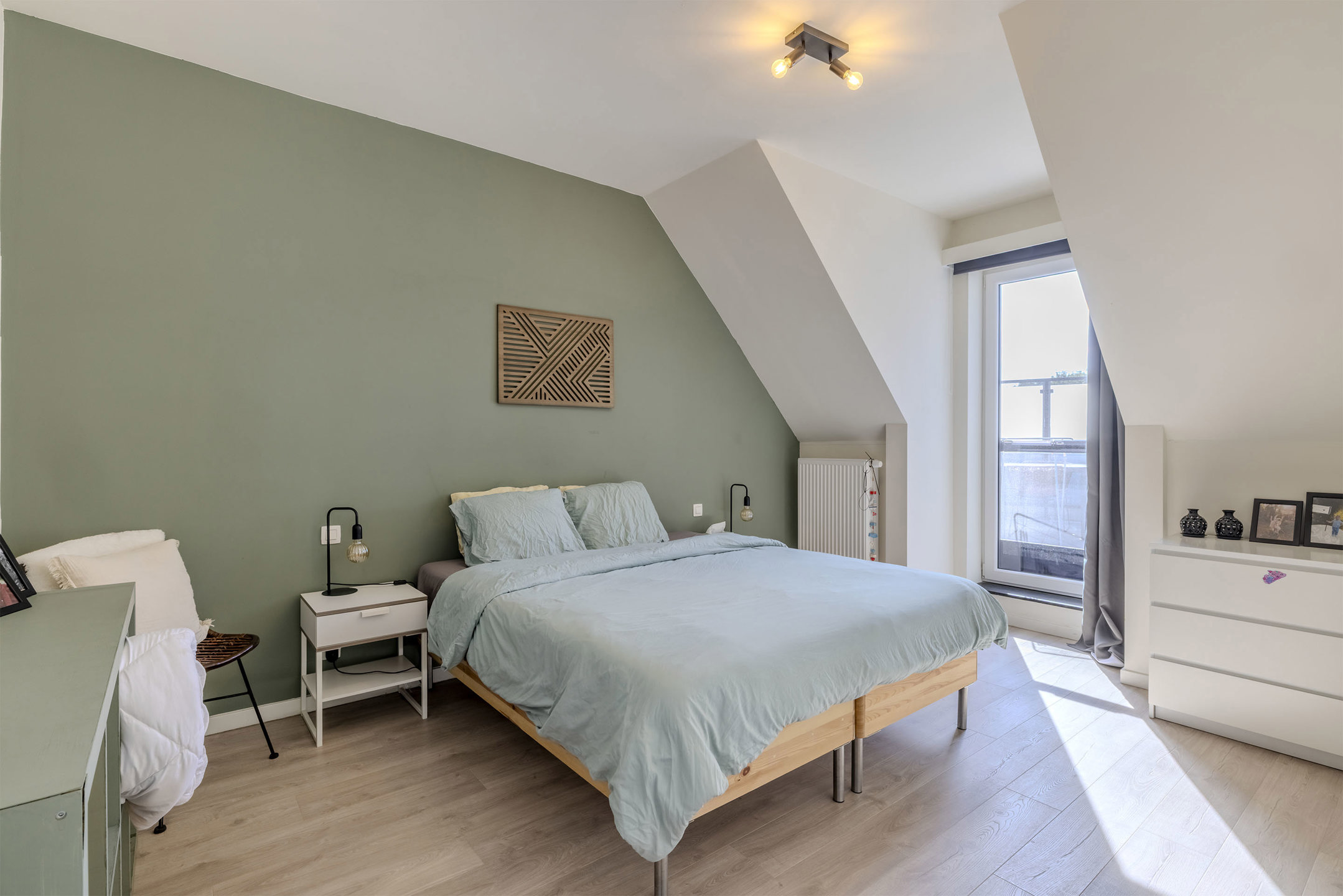 Penthouse met 3 slaapkamers - 2 terrassen en staanplaats