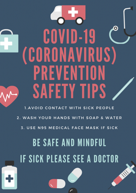 Coronavirus Safety Tips For Our Community
