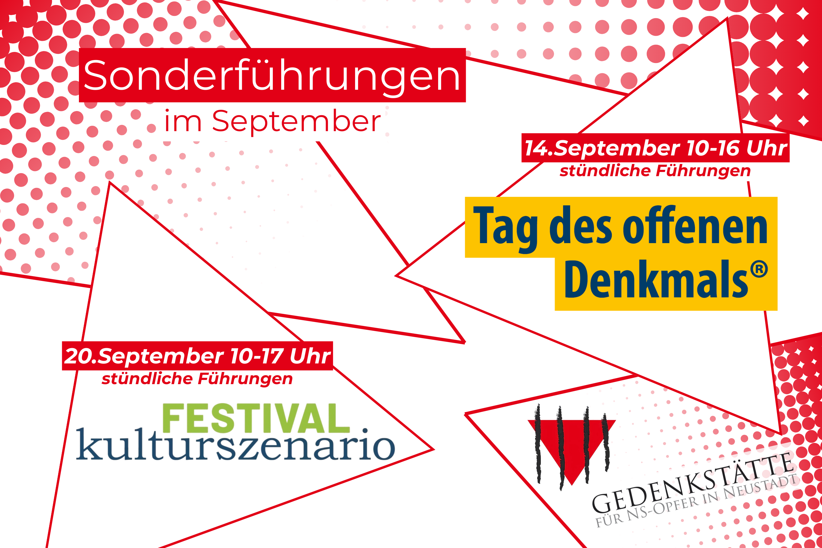 Sonderführungen durch die Gedenkstätte am 14. und 20. September