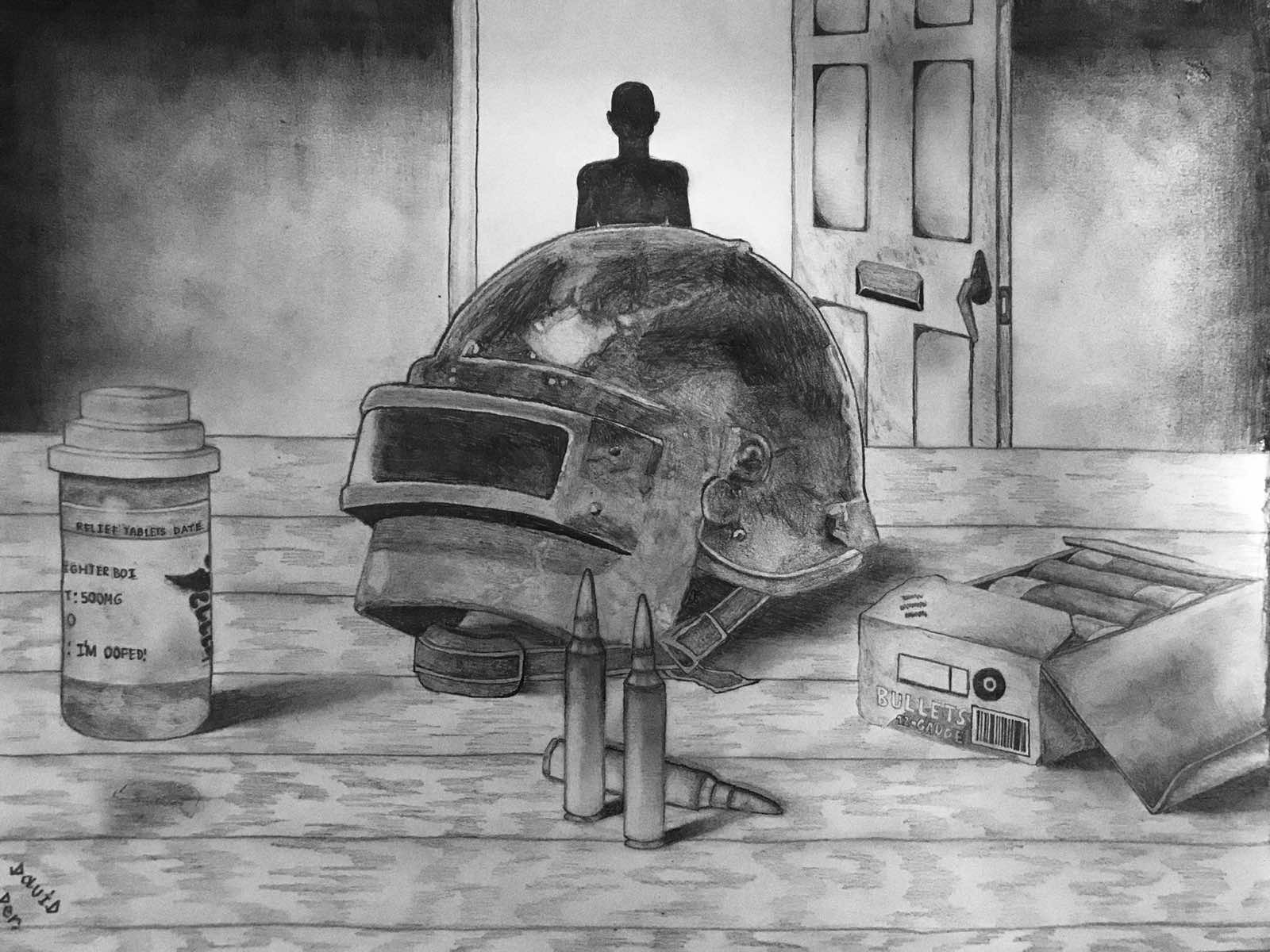 PUBG Still Life, Nov. 2018 (8.5" x 11")