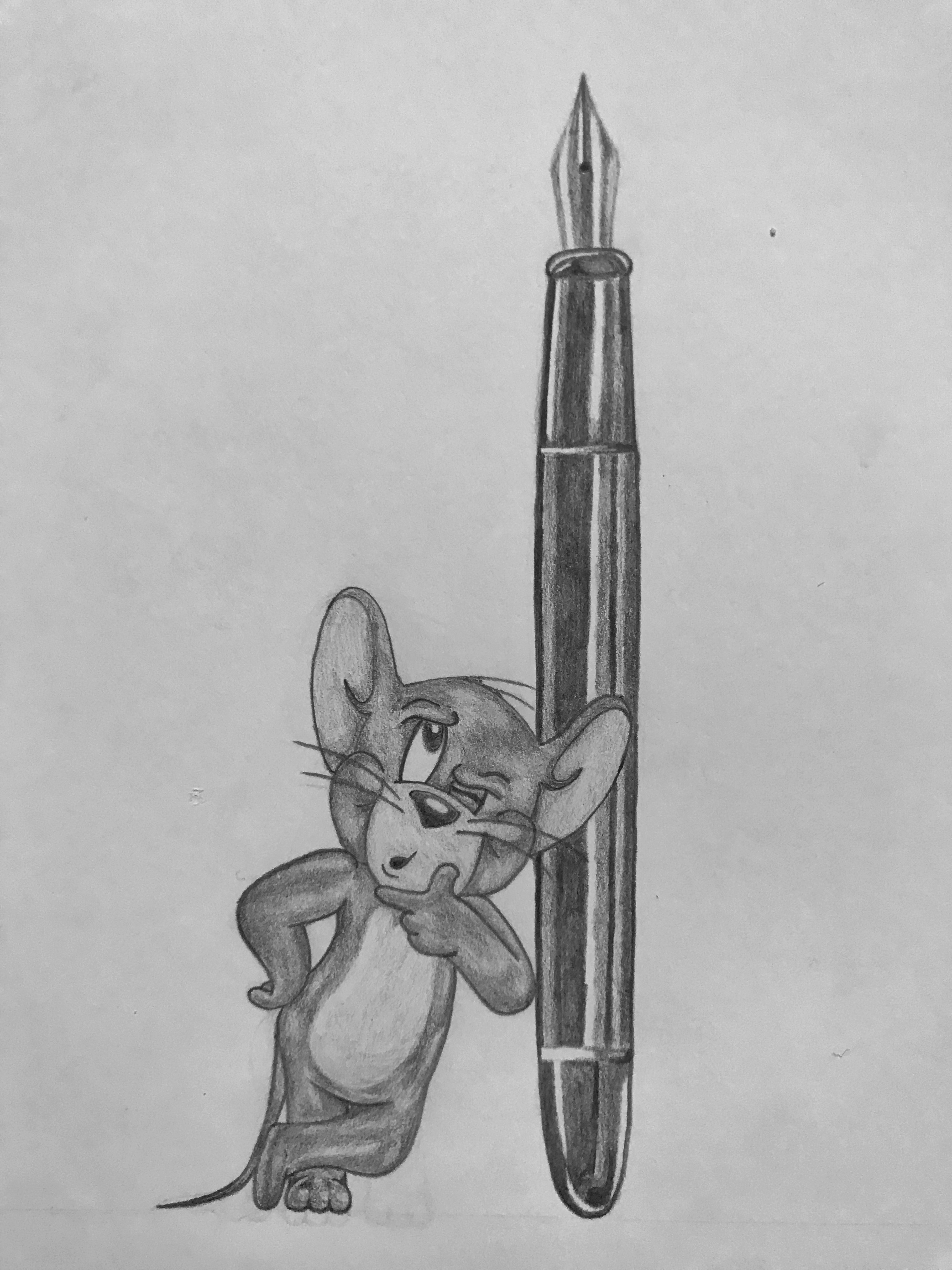 Jerry and The Pen, Jan. 2021 (6.5" x 10")