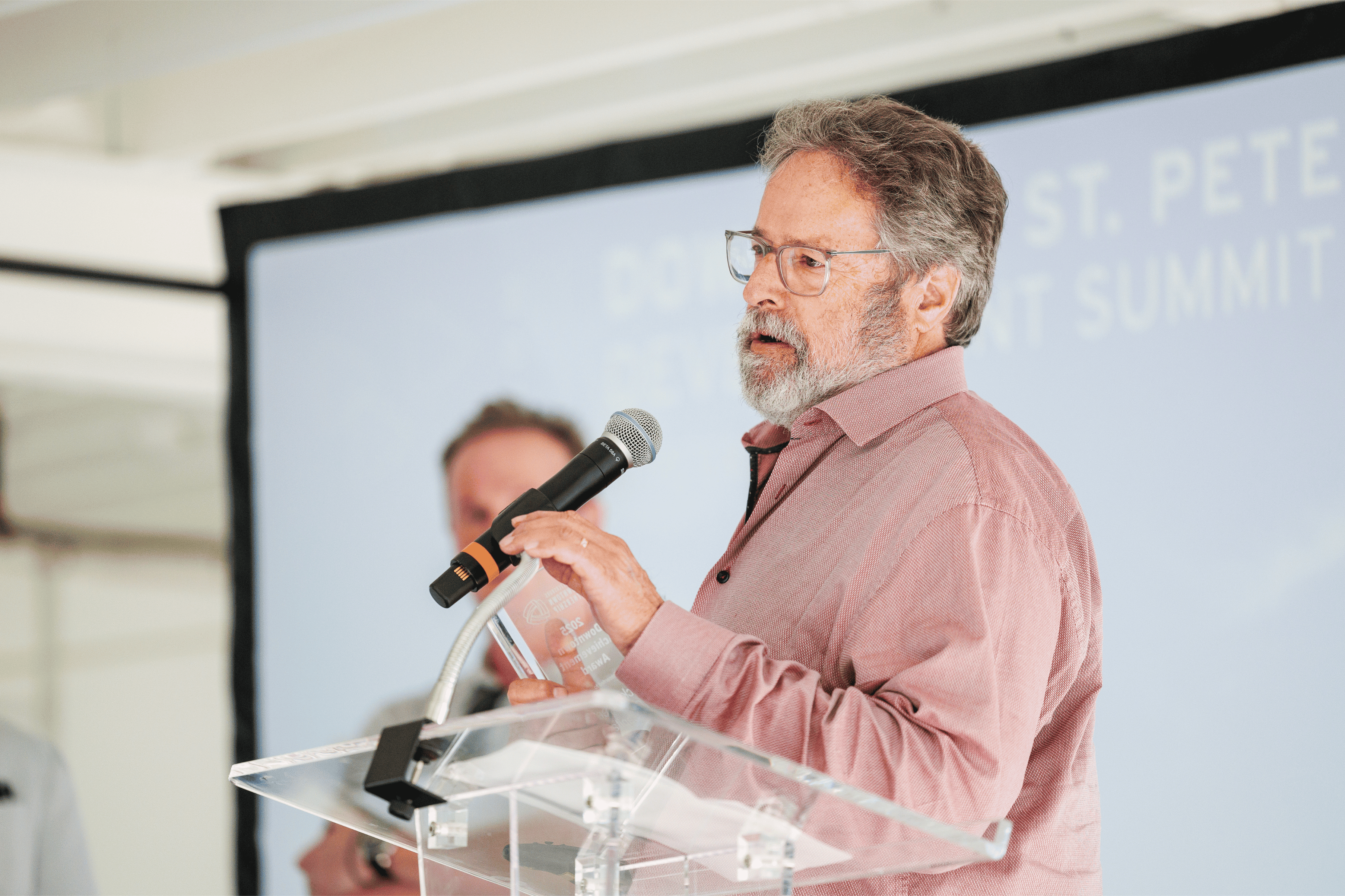Craig Sher with Backstreets Capital being honored at the 2025 Downtown Achievement Awards
