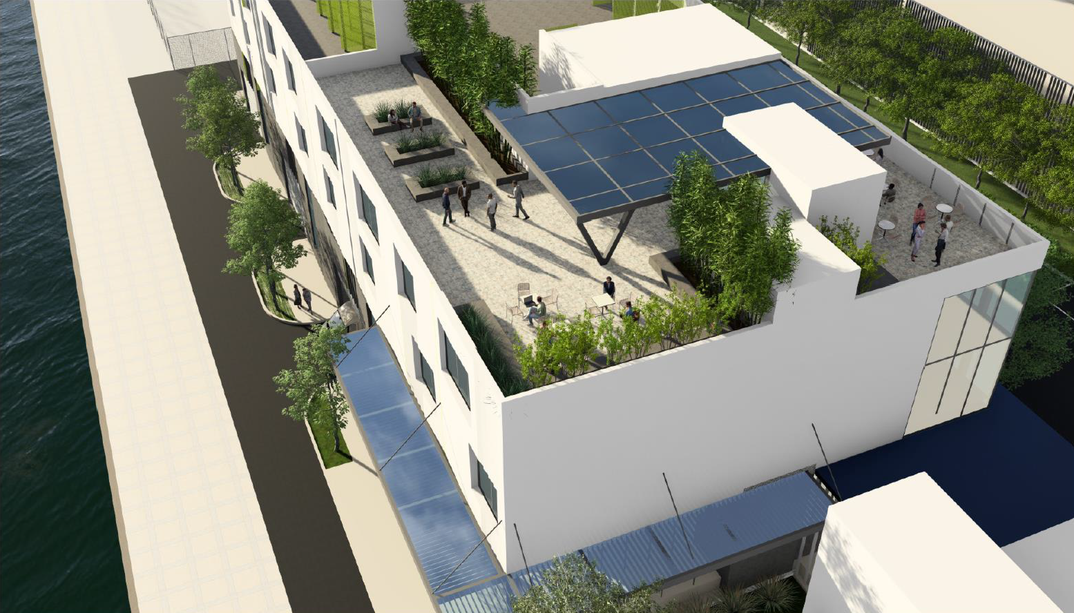 Rendering of the Center for Coastal Resilience